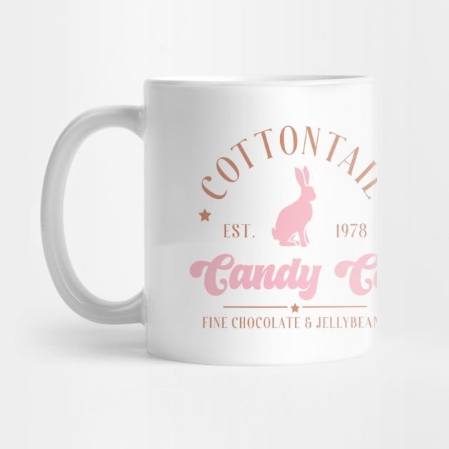 Cottontail Candy Co - Cute Retro Easter Design by qpdesignco